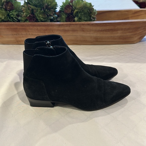 Aquatalia Weatherproof waterproof Suede Ankle Boots‎ booties black size 6 - Picture 7 of 11